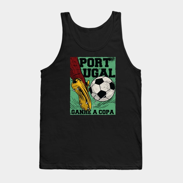 Portugal Ganhe a Copa // Portugal Win the Cup // Vintage Soccer Tank Top by SLAG_Creative